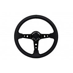 Volant Pro 350mm offset:80mm Kůže Černá