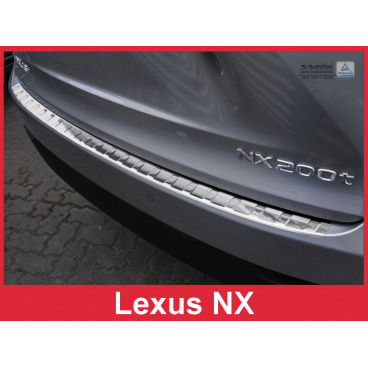 Nerez kryt-ochrana prahu zadního nárazníku Lexus NX 2014-16