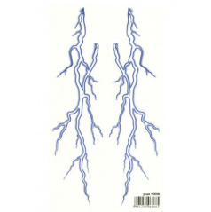 Sam.dekory AVISA blesk mini bílo-modrý