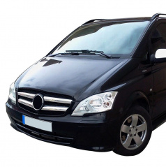 Nerez lišty přední masky Mercedes Vito W639 2010-14