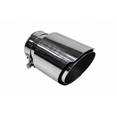 Koncovka tlumiče 101mm vstup 67mm Leštěná