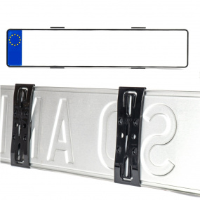 Držák SPZ bezrámečkový 2 ks vč. samořezných šroubků pro uchycení II