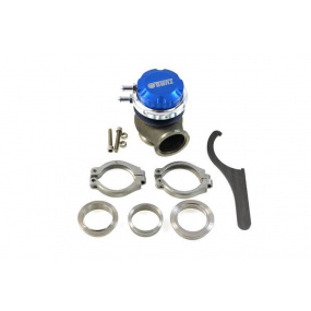 Wastegate zewnętrzny TurboWorks 38mm 0.5 Bar V-Band Niebieski