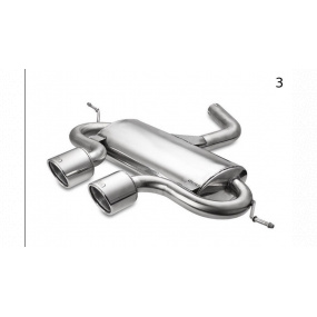 Sportowy Tłumik Końcowy Volkswagen Golf VI, Golf V R32 oraz Scirocco 3 3