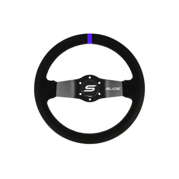 Volant SLIDE 350mm offset:90mm Semiš Fialový Pruh