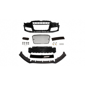 Zderzak przedni + Grill Chrom-Czarny Audi A5 8T 13-16 RS5 Style