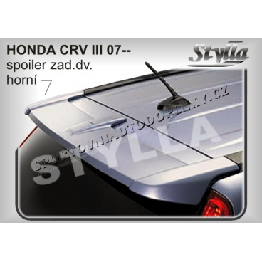 HONDA CR-V III 07+ spoiler zad. dveří horní (EU homologace)