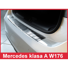 Nerez kryt-ochrana prahu zadního nárazníku Mercedes A W 176 2012+