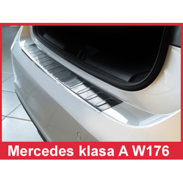 Nerez kryt-ochrana prahu zadního nárazníku Mercedes A W 176 2012+