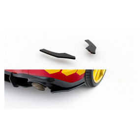 Splitter Volkswagen Golf GTI Clubsport Mk8 Tył Boczne Street Pro Facelift Black-Red