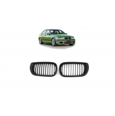 Mřížka BMW 3 E46 Facelift Compact jednotlivé lamely Matná černá