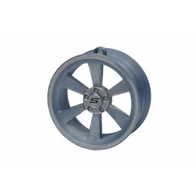 Zawieszka Slide Felga 02 Silver 70mm Brelok Bombka Świąteczna