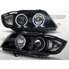 BMW E90/91 05-08 ANGEL EYES BLACK (LPBM62) - CCFL