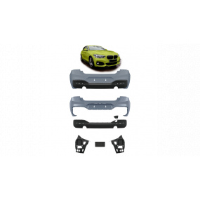 Nárazník BMW 1 F20 F21 Facelift Zadní s difuzorem Nárazník BMW 1 F20 F21 Facelift Zadní s difuzorem