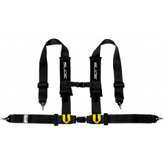 Sportovní pásy Slide V2 Černé 4P 3" E4