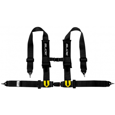 Sportovní pásy Slide V2 Černé 4P 3" E4