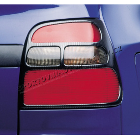 Kryty zadních světel Milotec (masky) - ABS karbon, Škoda Felicia