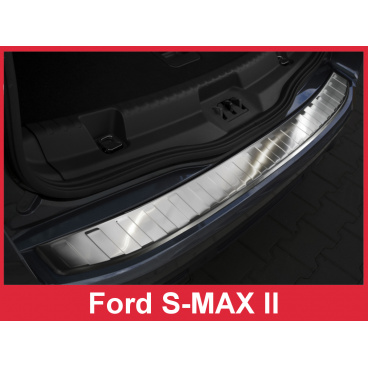 Nerez kryt- ochrana prahu zadního nárazníku Ford S-MAX II 2015-16 Nerez kryt- ochrana prahu zadního nárazníku Ford S-MAX II 2015-16