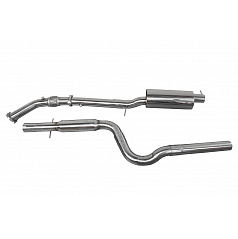 Výfukový systém CatBack VW Golf IV Jetta 1.8T FWD + Downpipe 3"