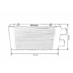 Intercooler TurboWorks 450x300x76 jednostronny Czarny Intercooler TurboWorks 450x300x76 jednostronny Czarny