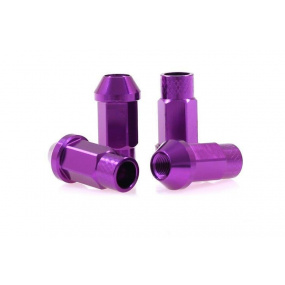 Nakrętki Alu M12x1,25 50mm Fioletowe