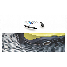 Splitter Volkswagen Golf 8 GTI Clubsport Tył Boczne Racing Durability Black Splitter Volkswagen Golf 8 GTI Clubsport Tył Boczne Racing Durability Black