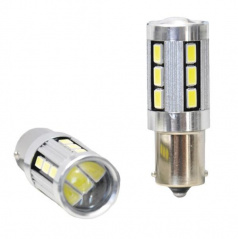 Žárovka LED BA15S bílé CANBUS 18LED 5730SMD 2ks