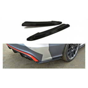 Splitter Audi RS6 C7 Tył Boczne Gloss Black