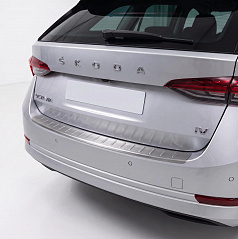 Nerez broušený kryt horní hrany zadního nárazníku Škoda Octavia IV 2020+ liftback