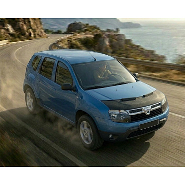 Převlek přední části kapoty černý  karbon Dacia Duster 2010-2018