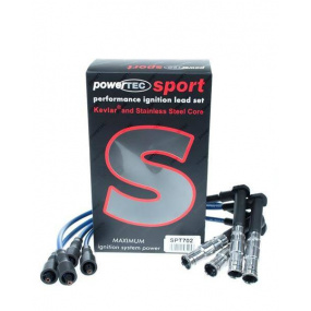 Przewody zapłonowe PowerTEC MERCEDES-BENZ C180 E230 SLK200 KOMPRESSOR 93-03 Czerwone