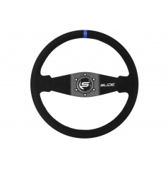 Volant SLIDE 350mm offset:90mm Semiš Modrý Pruh