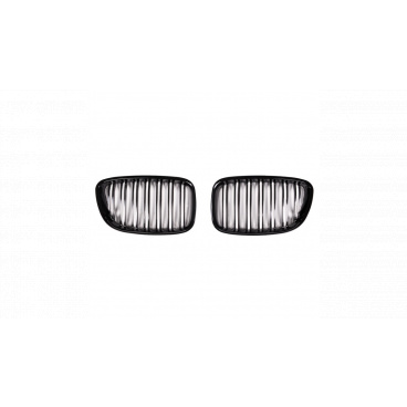 Gril BMW 5 F07 dvojité žebrování Lesklá černá Gril BMW 5 F07 dvojité žebrování Lesklá černá