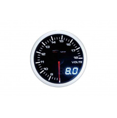 Přídavný budík Depo Racing Voltmeter Dual 52 mm