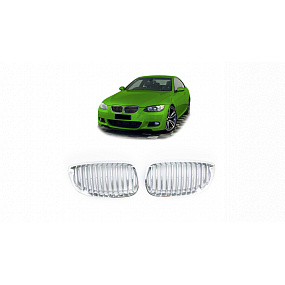 Mřížka BMW 3 E92 E93 jednotlivé lamely Chrom Mřížka BMW 3 E92 E93 jednotlivé lamely Chrom