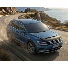 Převlek přední části kapoty černý VW Tiguan II 2016-23