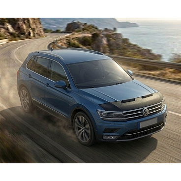 Převlek přední části kapoty černý VW Tiguan II 2016-23 Převlek přední části kapoty černý VW Tiguan II 2016-23