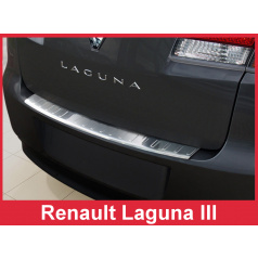 Nerez kryt- ochrana prahu zadního nárazníku Renault Laguna III Htb. 2007-16