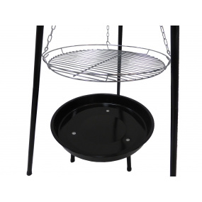 Kulatý gril na dřevěné uhlí 52 cm s trojnožkou Kulatý gril na dřevěné uhlí 52 cm s trojnožkou