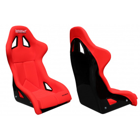 Fotel Sportowy Bimarco Cobra PRO Welur Red FIA