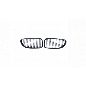 Gril BMW 6 F13 F12 F06 dvojité žebrování Lesklá černá Gril BMW 6 F13 F12 F06 dvojité žebrování Lesklá černá