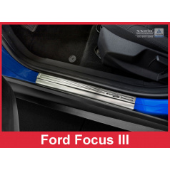 Nerez ochranné lišty prahu dveří 4ks Speciální edice Ford Focus III 2011-16