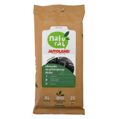 Ubrousky na palubní desku NATURAL ECO mat 25ks