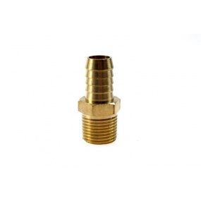 Nypel 1/2" na przewód 16mm Mosiądz