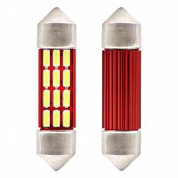 Žárovky sulfit VERTEX CANBUS 12 SMD 4014 Festoon 39mm White 12V/24V II Žárovky sulfit VERTEX CANBUS 12 SMD 4014 Festoon 39mm White 12V/24V II