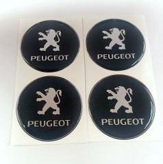 Znak Peugeot průměr 55 mm 4 ks