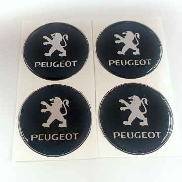 Znak Peugeot průměr 55 mm 4 ks