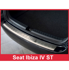Nerez kryt- ochrana prahu zadního nárazníku Seat Ibiza IV 6J ST 2008-16