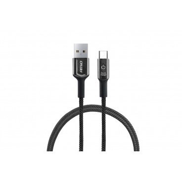 Kabel USB microUSB s LED diodou 1 m UC-11