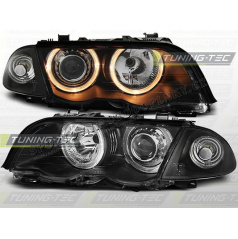 BMW E46 98-01 ANGEL EYES BLACK (LPBM41) - sedan / touring